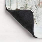 カールラーション-表の庭および洗浄家 マウスパッド (コーナー)