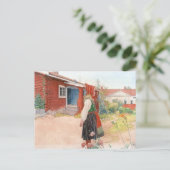 カールラーションFalunの家 ポストカード (スタンド正面)