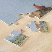 カールルートビッヒHackert著城が付いているannecy湖 ジグソーパズル (側面)