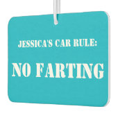 カールーパーソナライズされたル：ファーティング車のフレッシュナーなし カーエアーフレッシュナー (左)