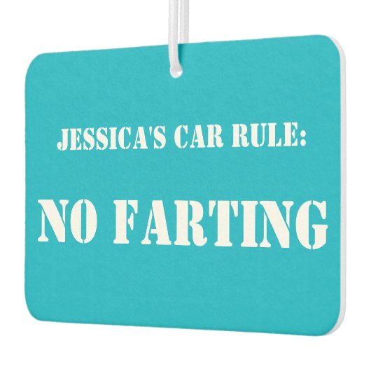 カールーパーソナライズされたル：ファーティング車のフレッシュナーなし カーエアーフレッシュナー (左)