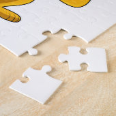 カール付きライオン ジグソーパズル (側面)