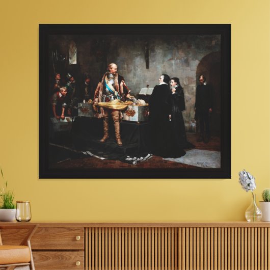 カール公がクラウス・フレミングの死体を侮辱 キャンバスプリント (インサイチュ (リビング))