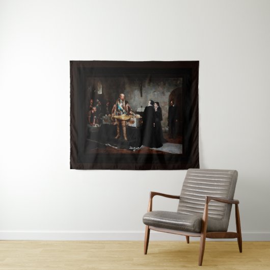 カール公がクラウス・フレミングの死体を侮辱 タペストリー (インサイチュ(横))