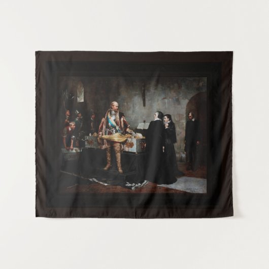 カール公がクラウス・フレミングの死体を侮辱 タペストリー (正面(横))