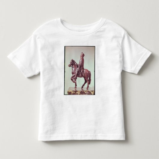 カール大帝の乗馬の彫像 トドラーTシャツ (正面)