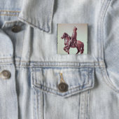 カール大帝の乗馬の彫像 缶バッジ (インサイチュ)