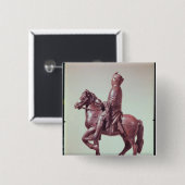 カール大帝の乗馬の彫像 缶バッジ (正面&裏面)