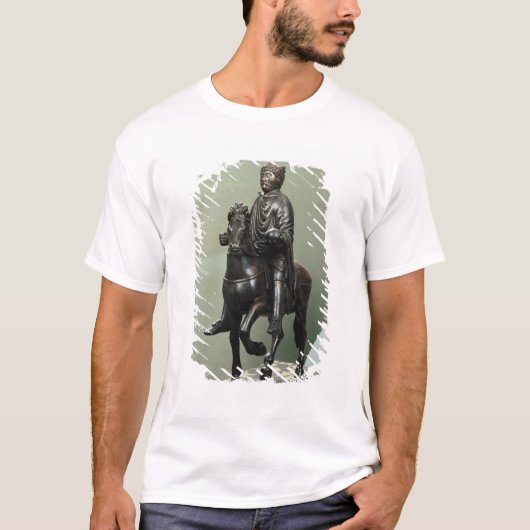 カール大帝の乗馬の彫像 Tシャツ (正面)