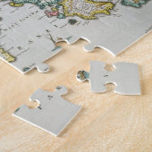 カール大帝の帝国の地図 ジグソーパズル (側面)