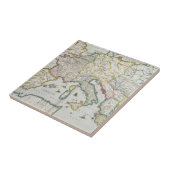 カール大帝の帝国の地図 タイル (側面)