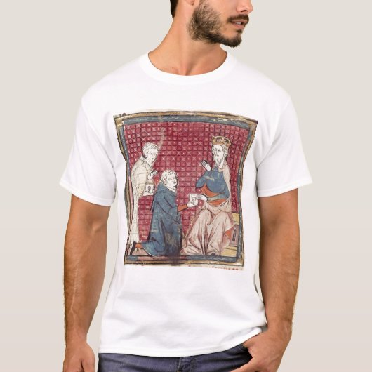 カール大帝を言っているメッセンジャー Tシャツ (正面)