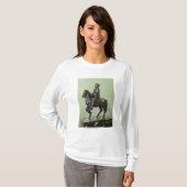 カール大帝2の乗馬の彫像 Tシャツ (正面フル)