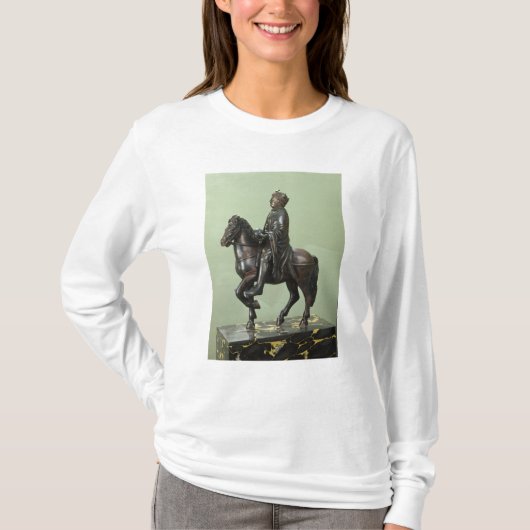 カール大帝2の乗馬の彫像 Tシャツ (正面)