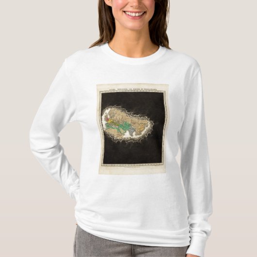 カール大帝814の広告の帝国を表わすこと Tシャツ (正面)