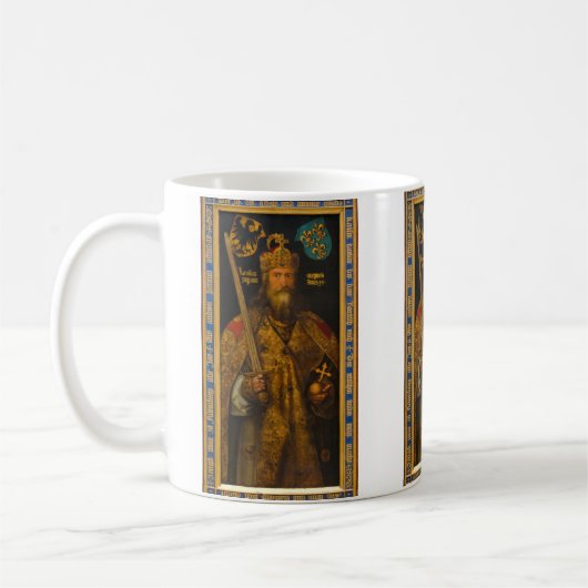 カール大帝 神聖ローマ帝国 コーヒーマグカップ (左)