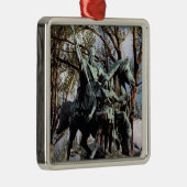 カール大帝(Carolusマグナス、チャールズ素晴らしいの) (7 メタルオーナメント (右)