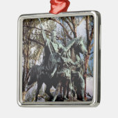 カール大帝(Carolusマグナス、チャールズ素晴らしいの) (7 メタルオーナメント (左)