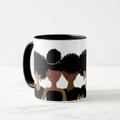 カール女の子トリオ{ロイヤリティ}マグカップ マグカップ (正面左)