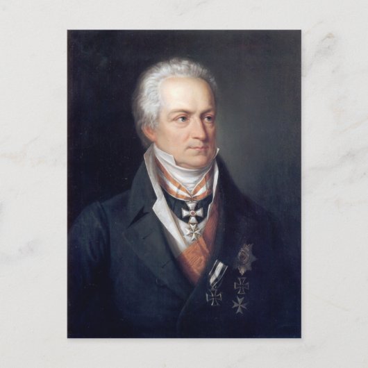 カール威厳がある・フォン・ハルデンバーグ ポストカード (正面)