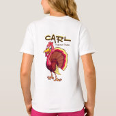 カール得の私のバックフォレストパークKENOSHA TURKEY Tシャツ (裏面)