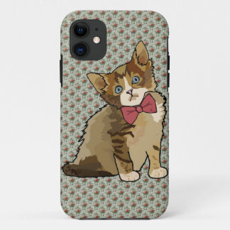カール猫のiPhone 5の例 iPhone 11 ケース