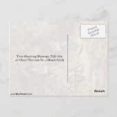 カール祈・スピツウェグの森の中の農夫の娘 ポストカード (裏面)