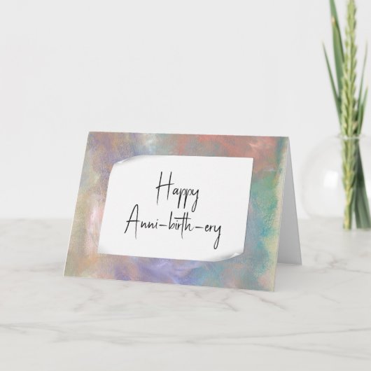 カール紙誕生日カード カード (正面)