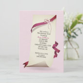 カール紙75番目の誕生日招待状 招待状 (スタンド正面)