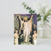 カール絵を描ブロッホによるキリストの復活 ポストカード (スタンド正面)