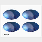 カール絵画で 楕円形シール (シート)