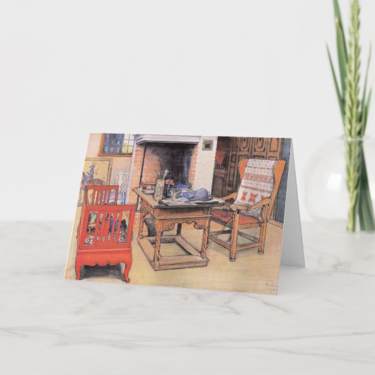 カール絵画・ラーソン氏のPeek-a-Boo、 カード (正面)