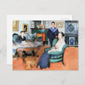 カール絵画・ラーソン氏 – ハコン、ダガ、エドガー。 ポストカード (正面/裏面)