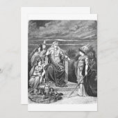 カール・エミル・ドップラー – フリッグと彼女の付き添い人 招待状 (正面/裏面)