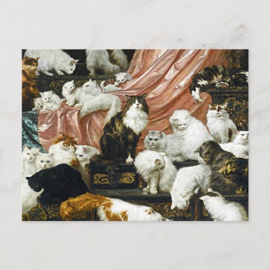 カール・カーラー・キャットの妻の恋人 ポストカード (正面)