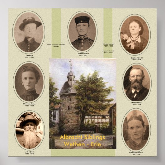 カール、クリスチャン、クリスティアン、ジョージ、カロリン、W... ポスター (正面)