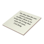 カール・グスタフ・ユングの引用文 タイル (側面)