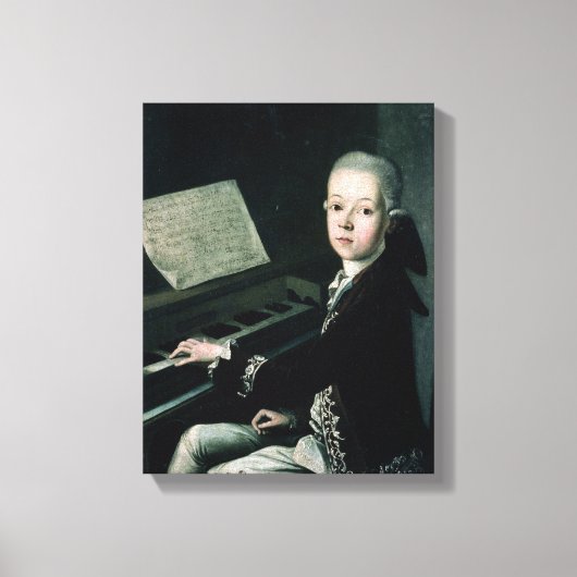 カール・グラフ・ファーミアンのポートレート キャンバスプリント (正面)