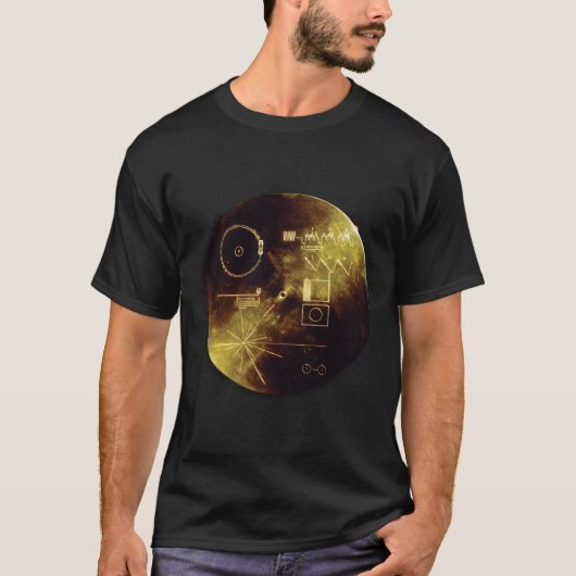 カール・サガンの黄金記録 Tシャツ (正面)
