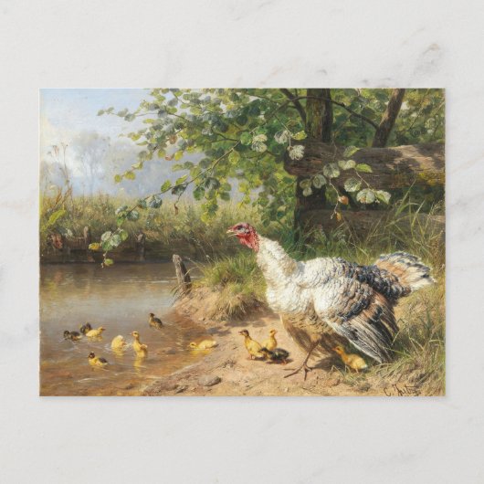 カール・ジュツによる反抗的な子供たち ポストカード (正面)