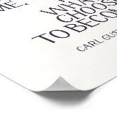 カール・ジュン引用文私は私に何が起こったか ポスター (角)