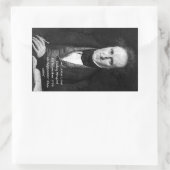 カール・ジョナス・ラブリュドヴィグ・アルmqvist c1835 長方形シール (バッグ)