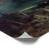 カール・スピツウェグに魔女が乗る ポスター (角)