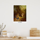 カール・スピツウェグの蝶ハンター ポスター (キッチン)