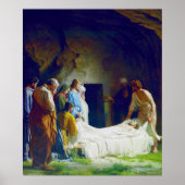 カール・ハインリッヒ・ブロッホによるイエスの埋葬1873 ポスター (正面)