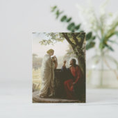 カール・ハインリッヒ・ブロッホ – 井戸の女性 ポストカード (スタンド正面)