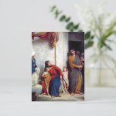 カール・ハインリッヒ・ブロッホ – 子どもたちを苦しむ ポストカード (スタンド正面)