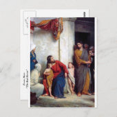 カール・ハインリヒ・ブロック - 子どもたちを苦しめなさい ポストカード (正面/裏面)