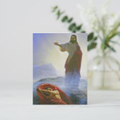 カール・ハインリヒ・ブロッホ - 悪魔に試されるキリスト ポストカード (スタンド正面)