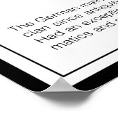 カール・フリードリッヒ・ガウスのポスター ポスター (角)